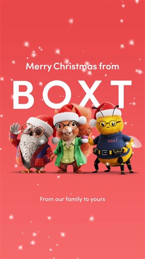  Merry Christmas from everyone at BOXT. We wish you a joyous, warm, and cosy day. ️呂黎 | BOXT | Facebook