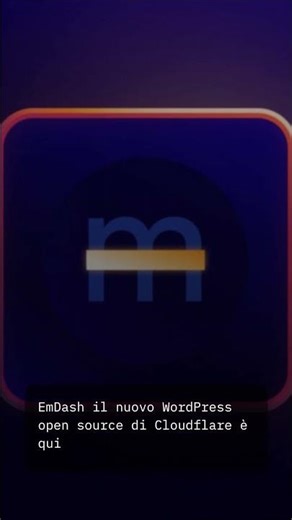 EmDash: il nuovo WordPress open source di Cloudflare è qui! #Shorts