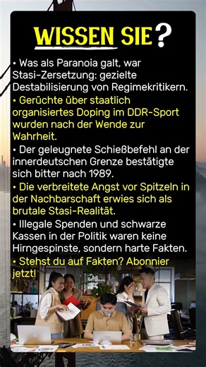 Deutschland: Wenn Gerüchte zur harten Wahrheit werden!