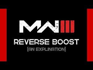How To Reverse Boost (MW3)