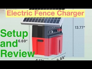 Epoify Solar Electric Fence Charger Setup and Review