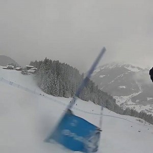 Powder skiing and GS courses are a tough combo. @gopro #trainingcancelled #powderday | Ted Ligety