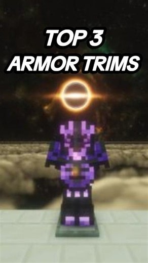 My Top 3 Minecraft Armor Trim Combos! 🔥
