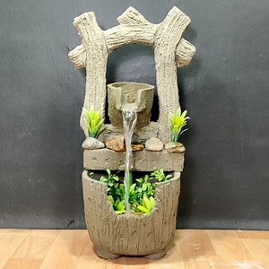 516K views · 3.4K reactions | summer spring waterfall fountain making step by step 殺 | M Craft | Facebook