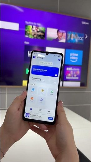 How to mirror your Samsung phone to a Roku TV.