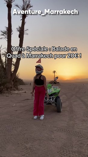 Balade en Quad à Marrakech pour 20€ !