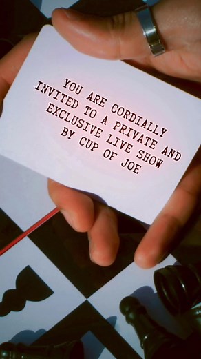 Cup of Joe “Tataya Live” Invite Game 2: Comment “Tataya” if you are going to be with us in this event. (Answer to unlock a special message) #TatayaCOJ #newmusic #fyp