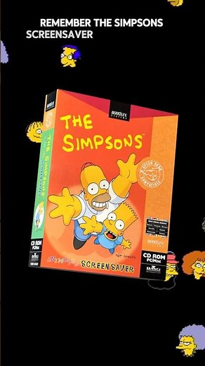 Homer Simpson Eats Your Desktop on This 90s Screensaver