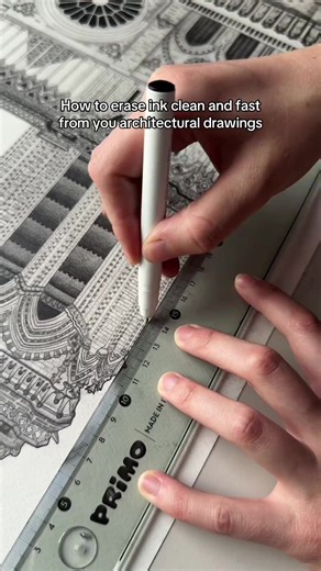 Quick Methods to Erase Ink Marks for Artists and Architects