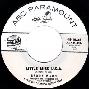 Barry Mann - Little Miss U.S.A. / Find Another Fool