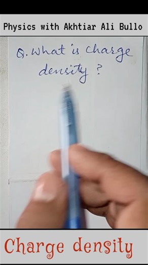 What is charge density ?