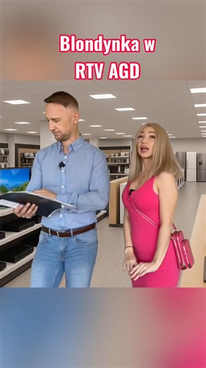 Blondynka w RTV AGD… #śmieszne #humor #polskihumor