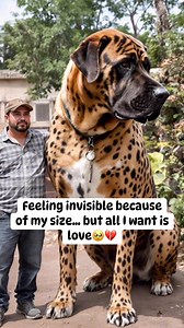 46K views · 1.5K reactions | Feeling invisible because of my size… but all I want is love ❤️ #DogsOfFacebook #RescueDogStory #LoveHasNoSize #HelpBigDogs #AdoptMe | Pets Hub | Facebook