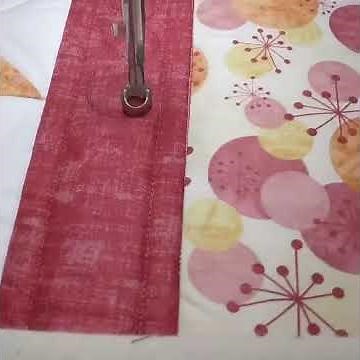 Freehand Quilting a border