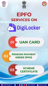 Access your EPFO documents conveniently with Digilocker. Store your documents safely to have hassle-free access anytime, anywhere. #EPFO #IntrestRate #HumHainNaa #EPFOwithYou #Digilocker #ईपीएफओ Ministry of Labour and Employment, Government of India MyGovIndia PMO India Mansukh Mandaviya Shobha Karandlaje Ministry of Information & Broadcasting, Government of India Press Information Bureau - PIB, Government of India | EPFO