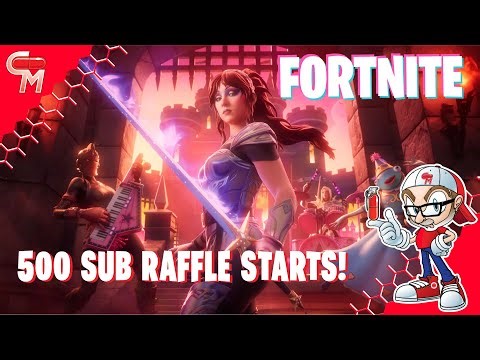 500 SUB RAFFLE STARTS! Fortnite Gameplay
