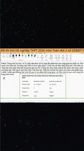 Số tam giác tù vuông nhọn trong đa giác đều n đỉnh #education