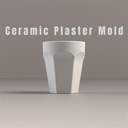 Plaster Mold, Cup Slip Cast Mold (digital Download) - Etsy