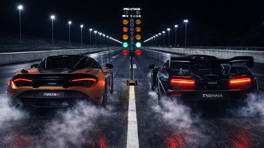 McLaren Senna vs McLaren 720S drag race
