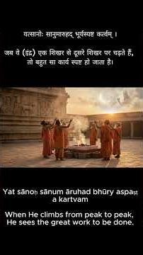 The Call of Indra | Rig Vedic Indra Mantra | Rig Veda (Mandala 1, Sukta 10, Verses 1-4)