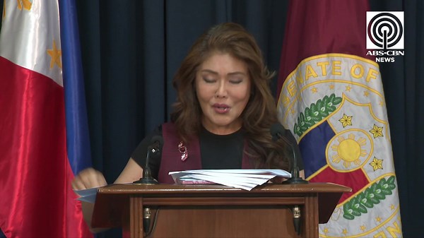LIVE: Senator Imee Marcos holds press briefing | April 15, 2026 | ABS CBN Integrated News & Current Affairs