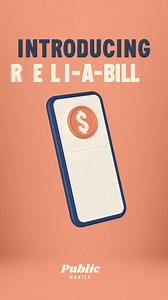 With Public Mobile, you won’t see a hidden fee or overage. That’s Reli-a-bill. | Public Mobile | Facebook