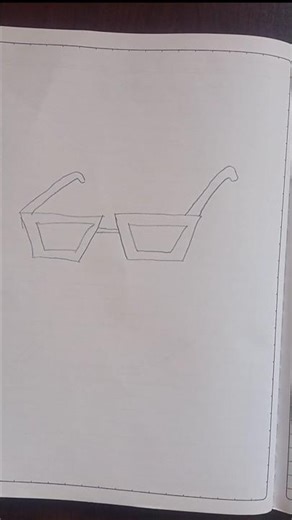 How to draw a simple drawing of a goggles 🥽 drawing #subscribe #like #art #