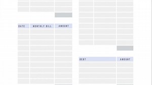 Printable Bill Tracker Monthly Budget Planner Expense Organizer Instant Download Bill Payment Tracker Budgeting Spreadsheet - Etsy