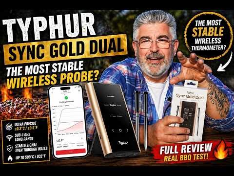 👉 Typhur Sync Dual Gold Review: The Most STABLE Wireless Meat Thermometer? 🔥