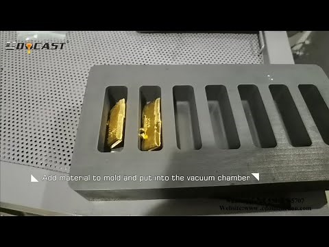 VACUUM GOLD BAR CASTING FURNACE(gold bullion making process)-CDOCAST