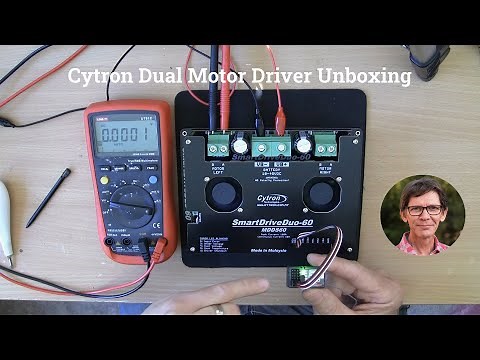Cytron SmartDriveDUO-60 motor controller unboxing