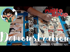 Painting A Comic! Watercolor Tutorial