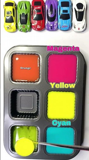 😍🎨 Mix the three colors Magenta + Cyan + Yellow to create truly surprising and interesting colors