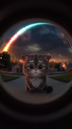 My Cat was outside when a meteorite exploded...