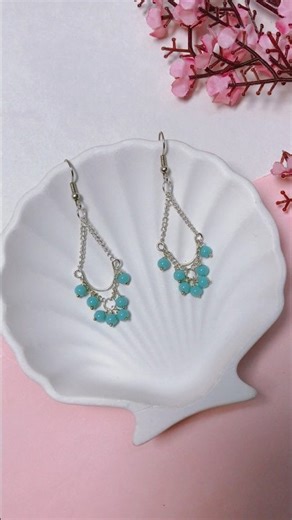 DIY homemade earring ideas🤩🥰 how to make earrings at home💗💝 diy gift earrings #shorts #diy #handmade