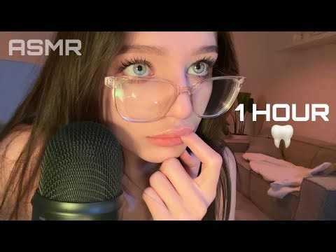 ASMR ☆ 1 Hour Teeth Tapping (no talking)