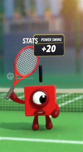 The ai number blocks game: red one