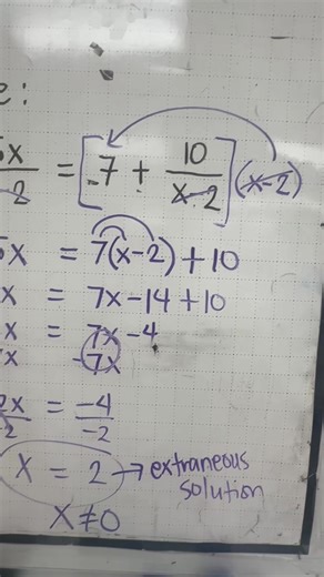 10K views · 102 reactions | Solving rational equation with extraneous solution #mathematics #tutorial #mathskills | Titser Gaming | Facebook