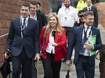 Carrie Johnson arrives at Tory Party Conference to give LGBTQ+ speech