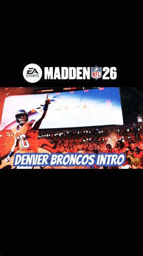 Denver Broncos Intro 🐎 #madden26 #nfl #shorts
