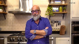 Andrew Zimmern is a James Beard Award-winning chef, TV personality, writer, and teacher. His passion in life is exploring and promoting cultural acceptance, tolerance, and understanding through food. In this episode of #FoodDiaries, the 'What’s Eating America' host walks us through a typical day of eats—from savory breakfasts to pre-dinner hors d’oeuvres and late night snacking on leftovers. | Harper's Bazaar