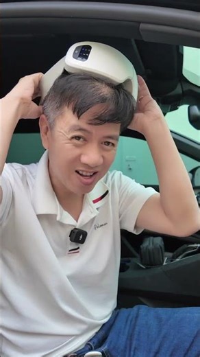 Relaxing eye massage with hot compress #technology