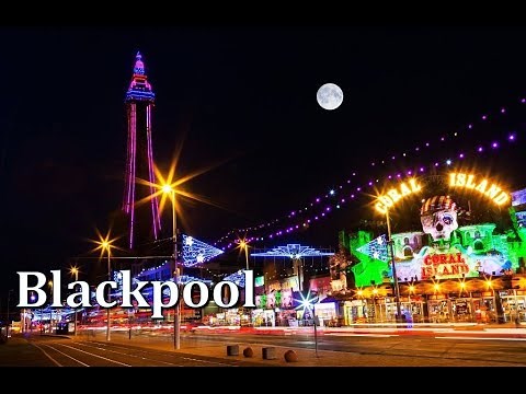 Exploring Blackpool: England's Iconic Seaside Town! 🏖️🇬🇧 4k