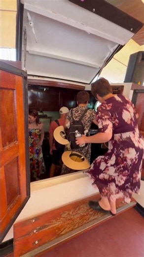 Take a look inside the historic Dutch tall ship Oosterschelde, which is currently docked at Boston H