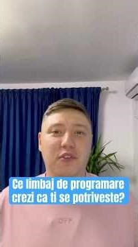 Ce limbaj de programare crezi ca ti se potriveste?