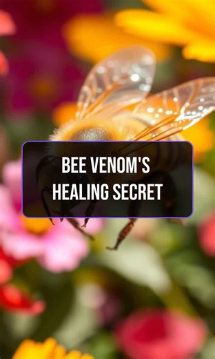 Discover the buzz about bee venom! #health #wellness #beevenom