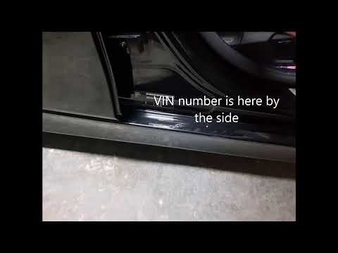 BMW F30 VIN Number Location
