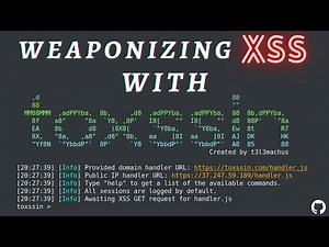 Weaponizing XSS with toxssin