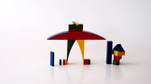 The principle of "less is more" is clearly expressed in this #Bauhaus Bauspiel by Alma Siedhoff-Buscher designed in 1924. | Bauhaus Movement