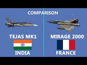 Comparison of Indian built Tejas mk1 and france built dassault Mirage 2000